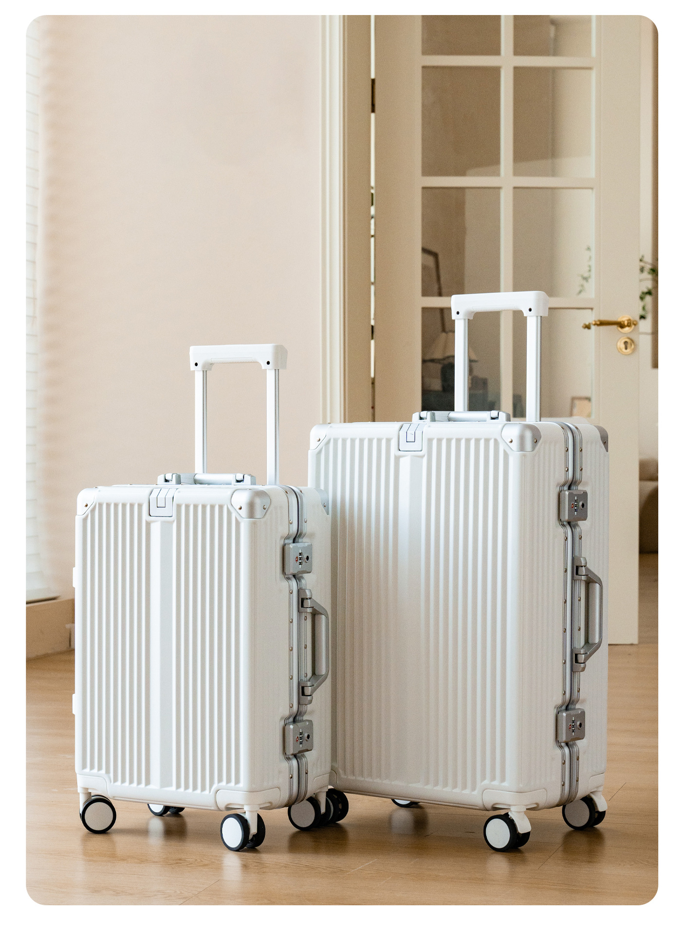 铝框行李箱20寸登机箱28寸抗摔大容量旅行箱24寸拉杆箱密码箱详情31