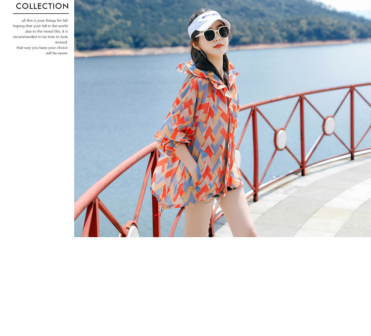 Summer 2021 sun-protective clothing for women, mid-length, UV protection, outdoor, versatile, lightweight and fashionable sun-protective clothing, large-sized jacket pic 10