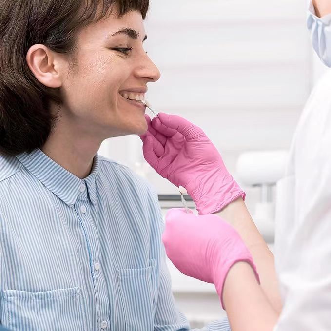 Nitrile gloves加厚防油防水防滑丁晴一次性家用日用高弹丁腈手套详情3