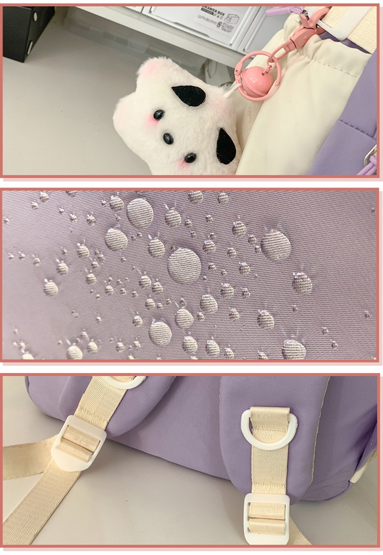 书包初中女生高中生小学生三到六年级大容量高颜值轻便软双肩背包详情40