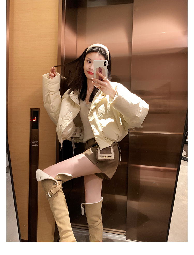 葡萄妈过膝骑士靴女厚底加绒长筒厚绒长靴百搭雪地靴女式棉鞋冬季详情36