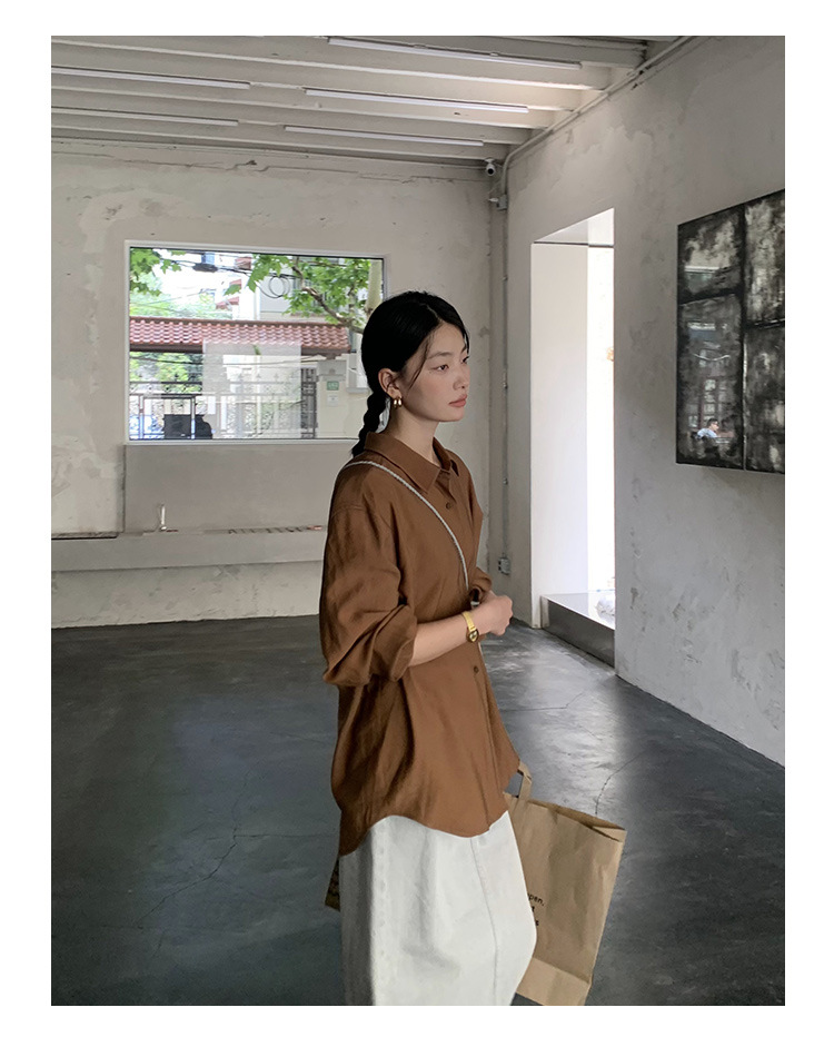 CLEAN simple and high-quality inner layer shirt for women 2024 Thirteen Factories Winter New skin-friendly and Comfortable Shirt 52288 pic 24