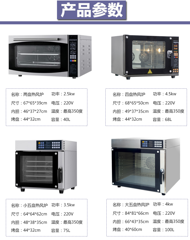 Horno de cocción comercial de gran capacidad horno caliente cocina hotel especial horno de circulación de aire caliente para cocinar y hornear todo en uno vitrina con aperitivos gourmet pic 1