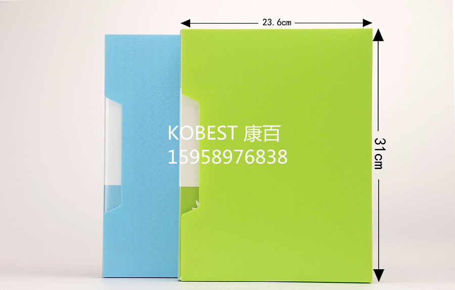Hot-selling Kangbai Colorful A4 document book with box, 80-page, 100-page insert folder, Folder A2610 pic 59
