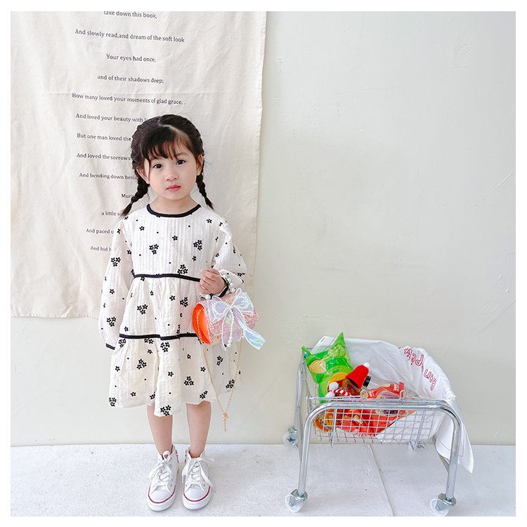 可爱女童斜挎包小香风时尚儿童手提斜背包包公主淑女珍珠包单肩包详情42