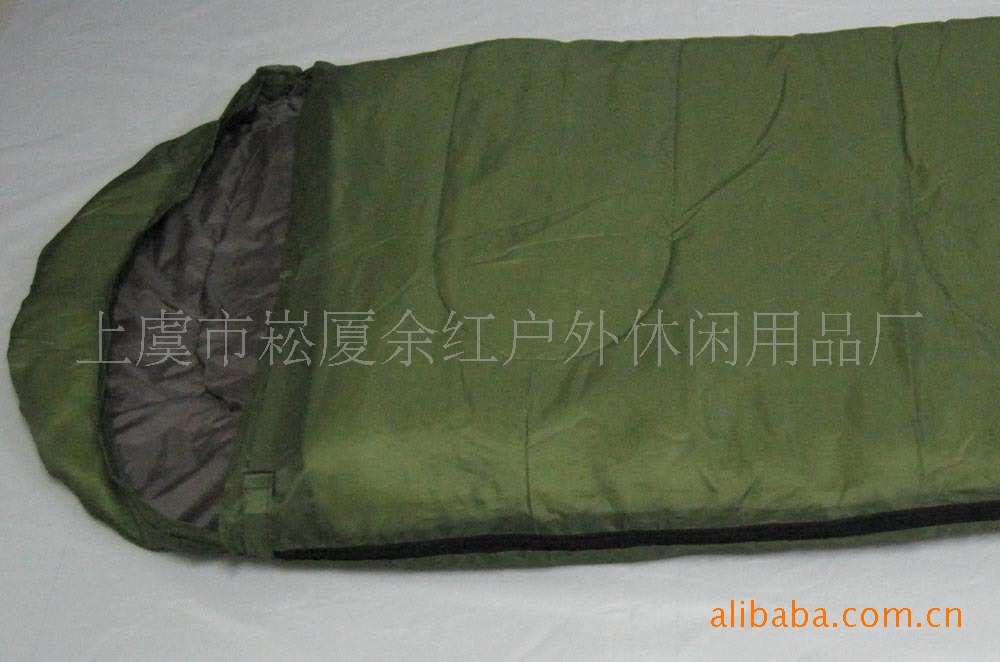 户外用品 户外野营睡袋 春季 午休露营 信封带帽睡袋批发详情3