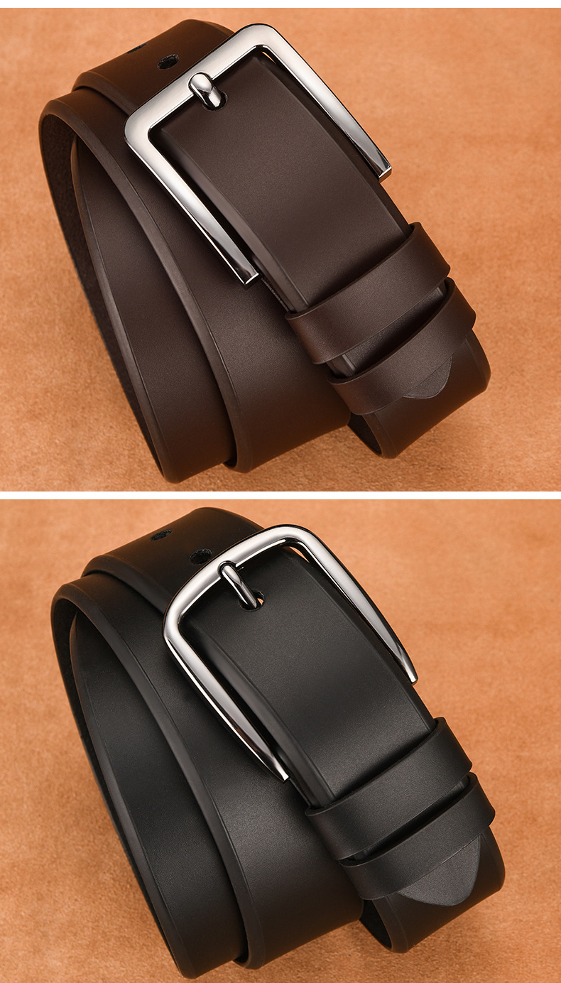 男士腰带批发男士针扣皮制带PU百搭现货厂家直供高档韩版休闲商务详情14