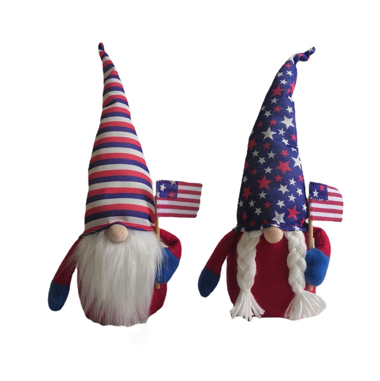 2021跨境圣诞节装饰品挂件圣诞礼品袋条纹儿童糖果袋小挂件圣诞袜详情1