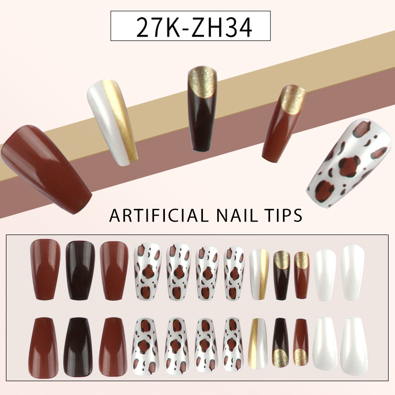 Wearable nail false nail patches are selling well in foreign trade. Wholesale and customization of the extended Barret nail art tool set for hot girls, exclusively for foreign trade pic 10