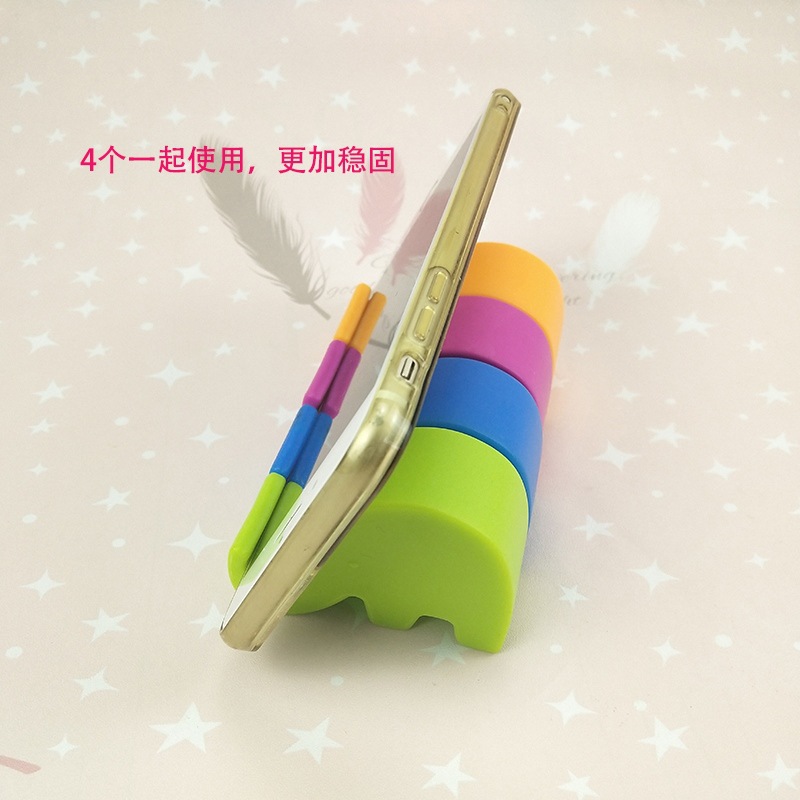 简约可爱大象手机平板电脑支架小象鼻子多功能手机座摆设摆件加厚详情6