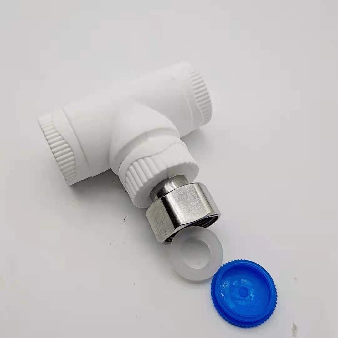 PPR solar water heater small union elbow three-way thickened four-inch full specification water heater union wholesale pic 1