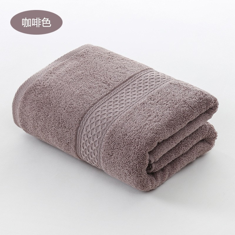 Wholesale pure cotton bath towels 80*160 thickened and enlarged bath towels with water absorption. Wholesale pure cotton bath towels for home use, hotels and beauty salons pic 35