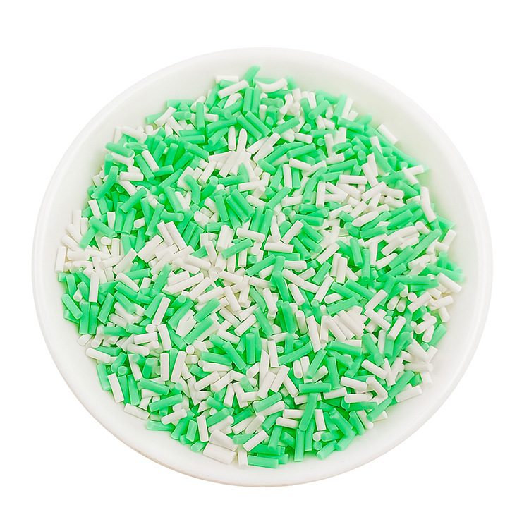 50g artificial soft clay long strip sugar granules packaging, food and play chocolate, handcrafted material, cream glue decorated soft clay granules pic 36