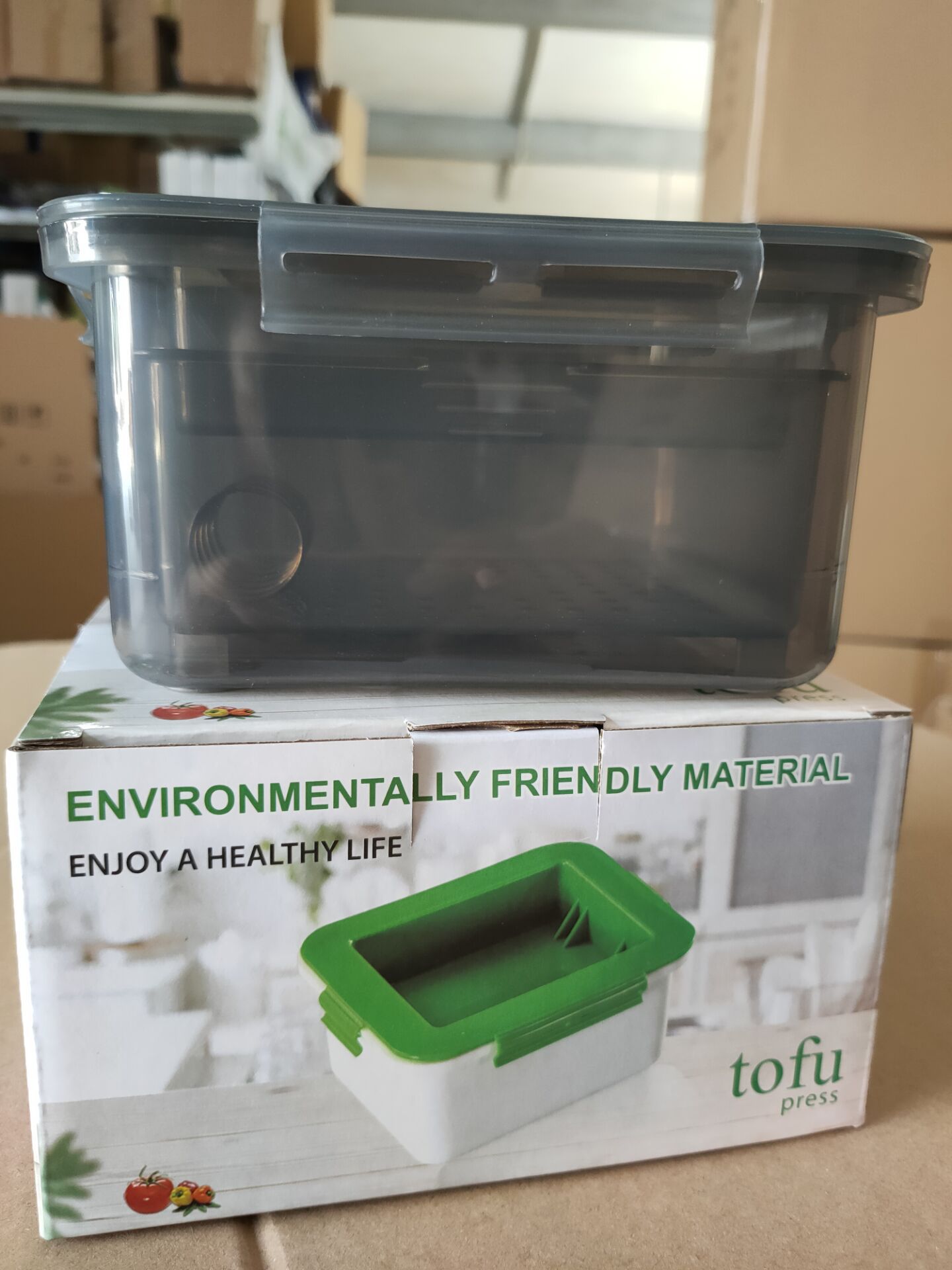Factory direct sales of household tofu water press, tofu squeegee, tofu draining box, kitchenware small tools, juice and water squeegee pic 6