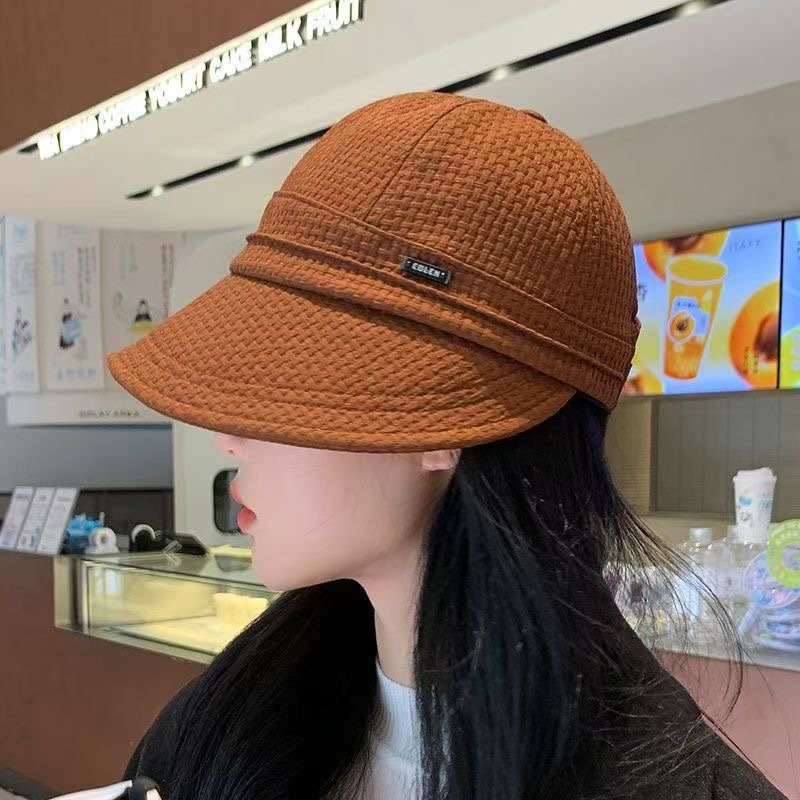 Zhao Lusi's new autumn and winter Korean-style baseball cap, outdoor sunshade fisherman's cap, women's versatile casual hat pic 8