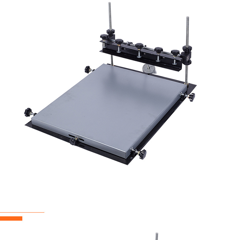 Zhongyong brand large manual screen printing table, SMT manual screen printing table, solder paste screen printing machine, screen printing machine pic 10