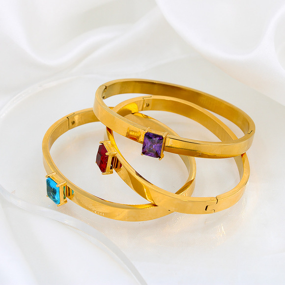 欧美重工钛钢编织项圈女项链小众设计锁骨链真空保色18KYS205详情6