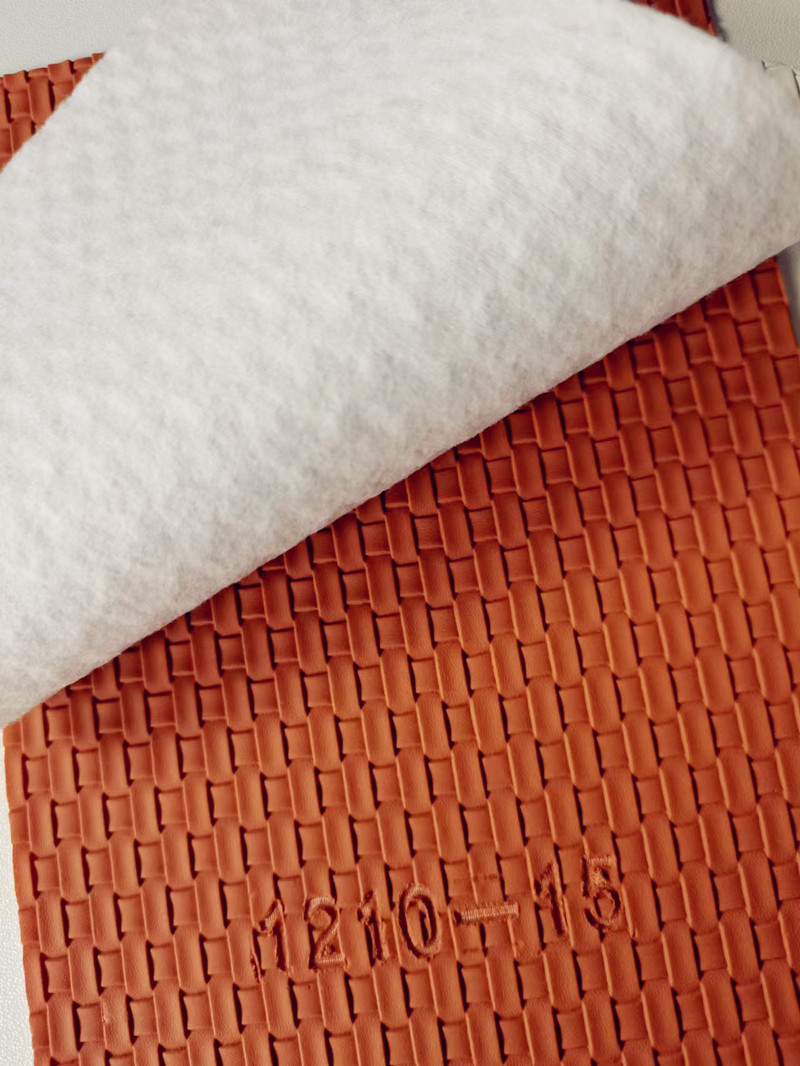 In stock: Woven texture PVC/PU leather sofa cushions, soft and hard wrapped headboard backrest pillows, leather waterproof and wear-resistant fabric pic 6