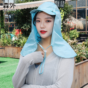 夏季男女登山帽防晒速干帽遮阳时尚户外骑行护颈帽防风沙钓鱼帽女详情14