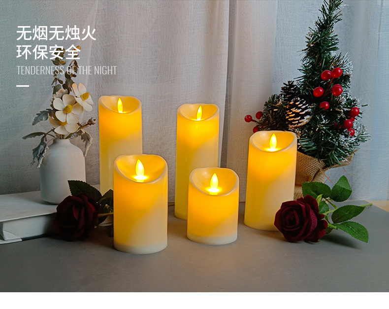 LED swing electronic candles for concerts, weddings, birthdays, murder mystery games, photography, decoration, atmosphere, and simulation candles pic 5