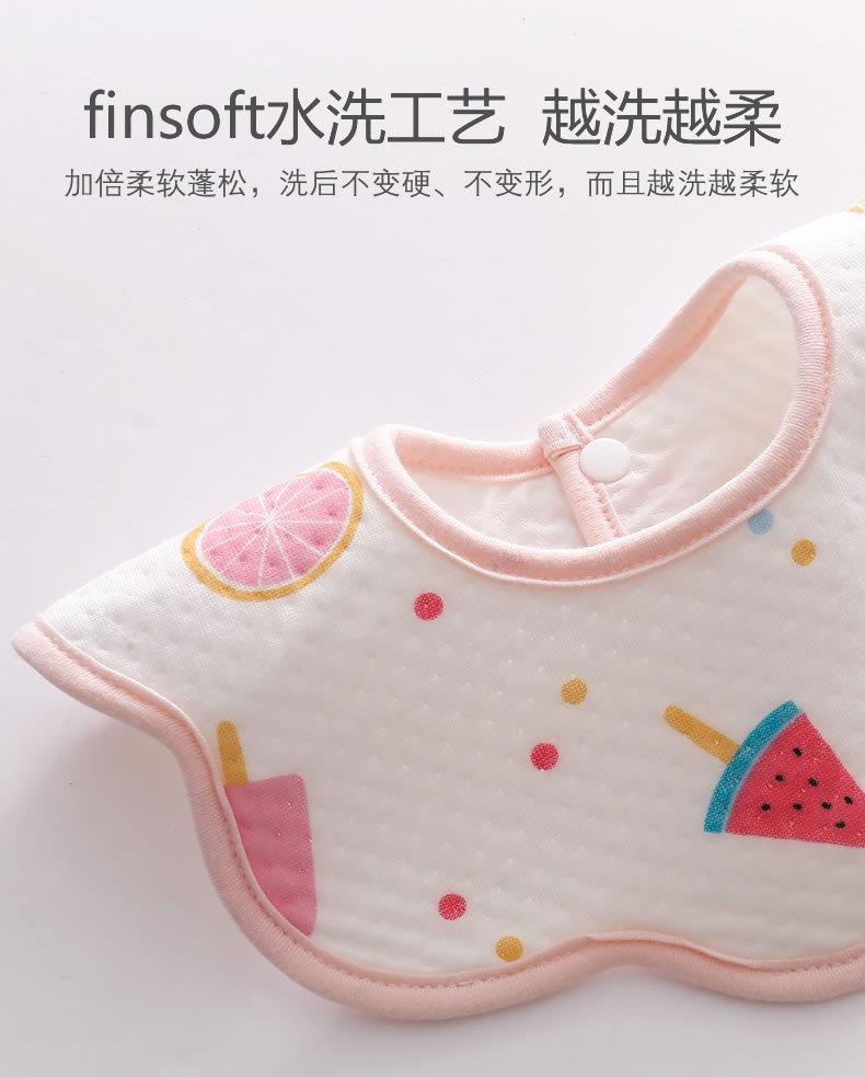 Encaje algodón bebé recién nacido babeo toallitas cuatro estaciones hombres y mujeres bebé babero impermeable babero recién nacido nuevo estilo tidal 0 pic 14
