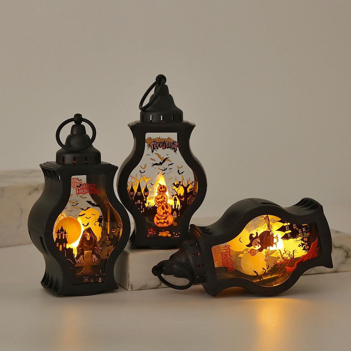 halloween decorations, hand-held candle lamps, Halloween small gifts, Halloween table ornaments, decoration props pic 1