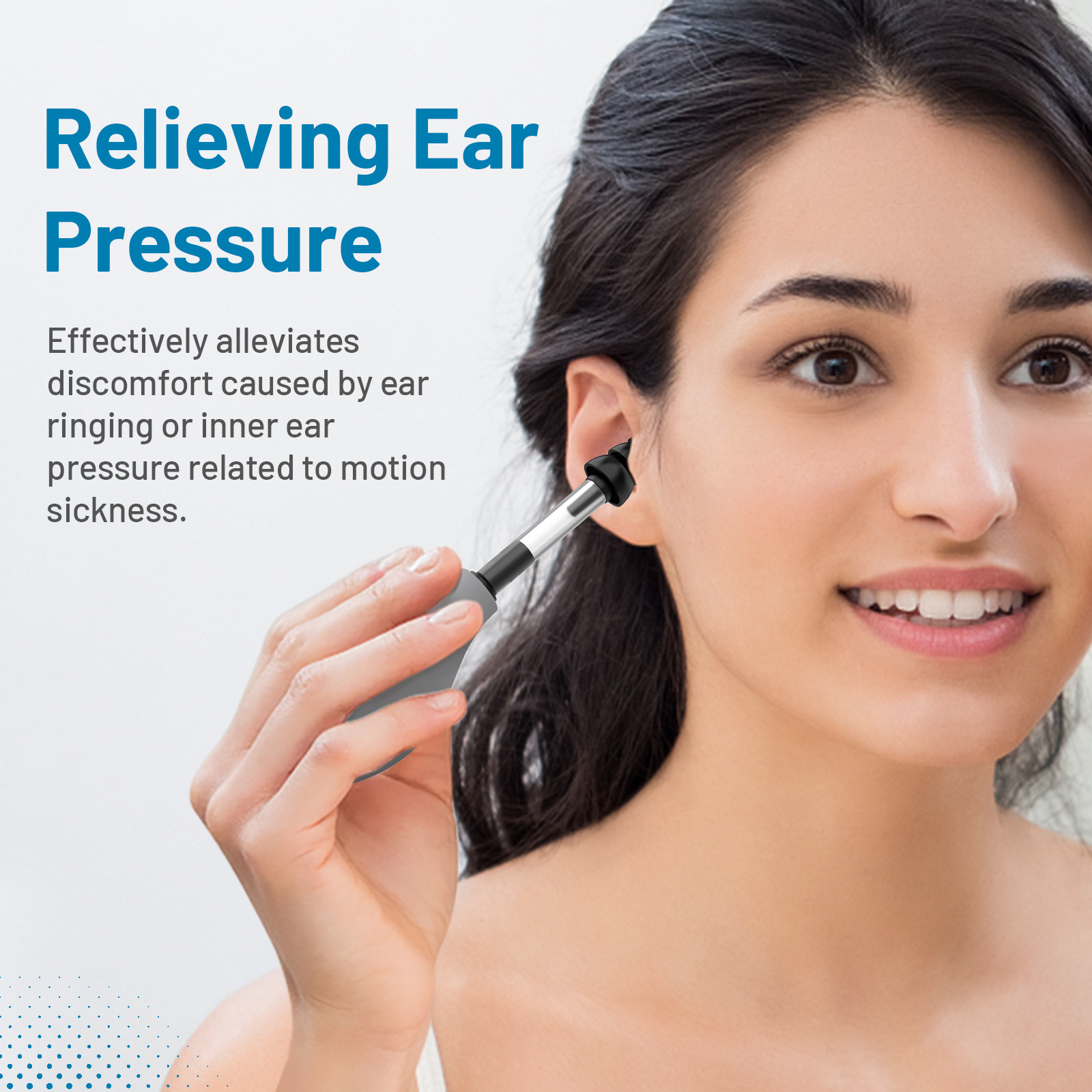 The cross-border new product ZOK ear pressure device relieves the internal pressure of the ears and is suitable for motion sickness during flights pic 13