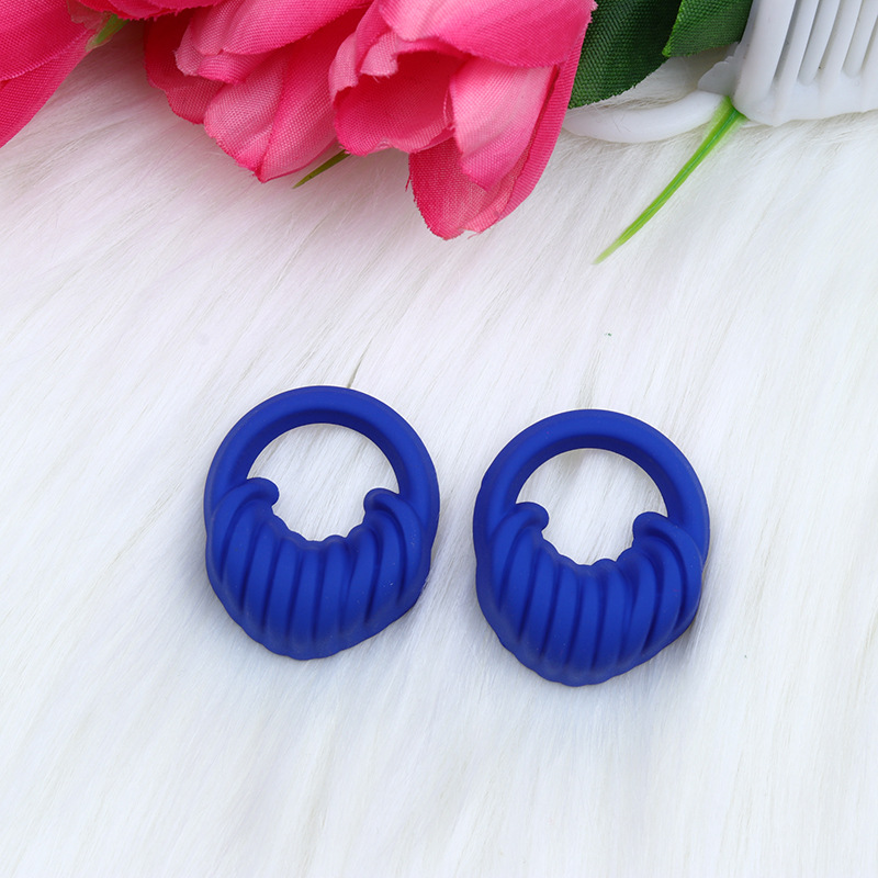 新款糖果色包包形立体喷漆耳钉耳环简约时尚个性精美耳坠耳环女详情1