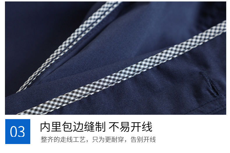 夏季短袖工作服套装薄款耐磨耐穿汽修厂工地工装制服劳保服定制详情7