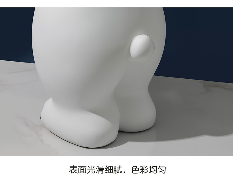 Creative polar bear welcoming large floor-standing decorative items, decorative lights, living room entrance hall home decorations, housewarming and opening gifts pic 13