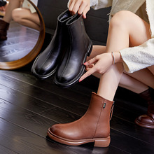 真皮小白鞋2025春季新款单鞋厚底女鞋平底鞋休闲鞋女式板鞋shoes详情60