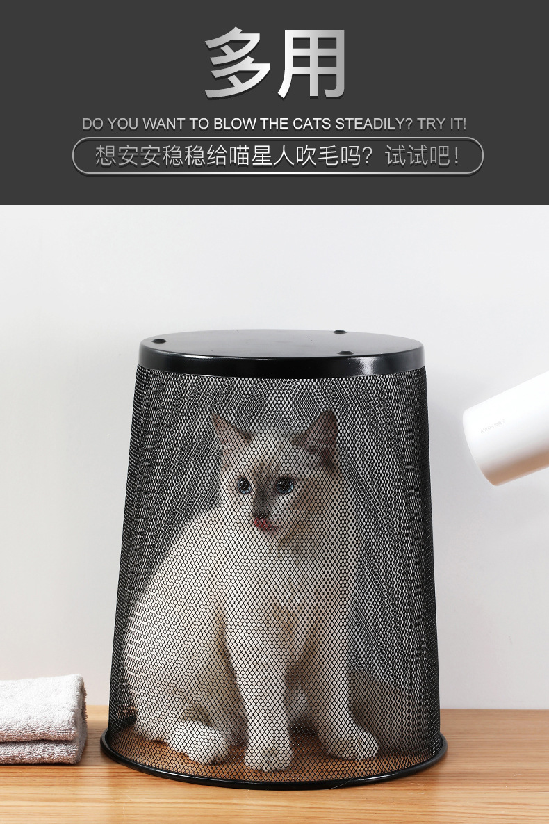Iron mesh trash cans, high appearance level, large household garbage baskets, office metal kitchen storage buckets, large capacity wholesale pic 4