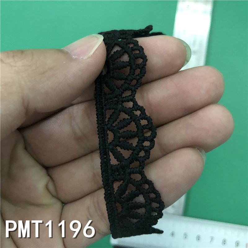 New Lolita embroidery water-soluble lace, milk silk single-sided small flower wave lace, lace with barcode pic 16