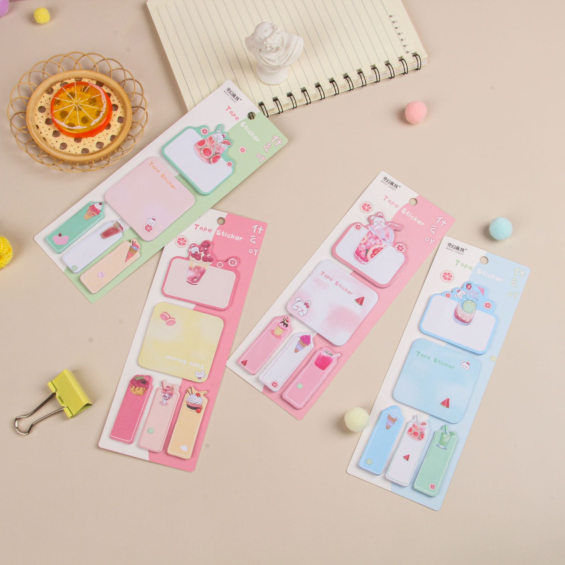 Sticky notes, fresh and creative OK stickers, planner materials, sticky notes paper, study notes, message records stickers pic 6