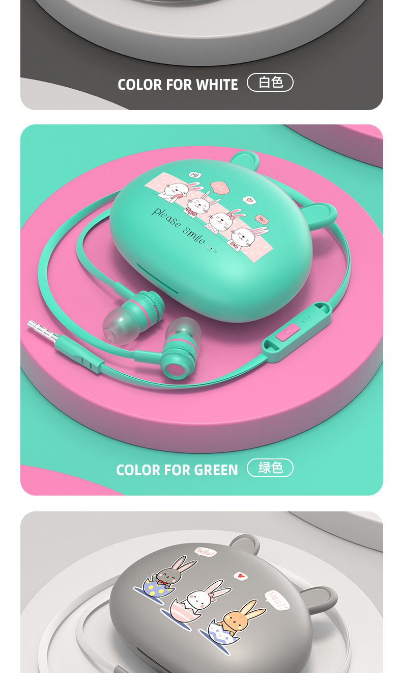 【 Gift Storage Box 】 Manufacturer wholesale wired in-ear headphones suitable for universal headphone cables of vivo and OPPO mobile phones pic 15