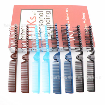 酒店用品宾馆航空旅游一次性PLA塑料小梳子 家用染发美发梳子详情1