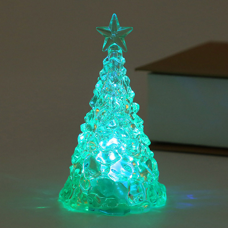 Cross-border Christmas decorations, Christmas trees, Christmas Eve gifts, led candle lights, table ornaments, crystal night lights pic 13