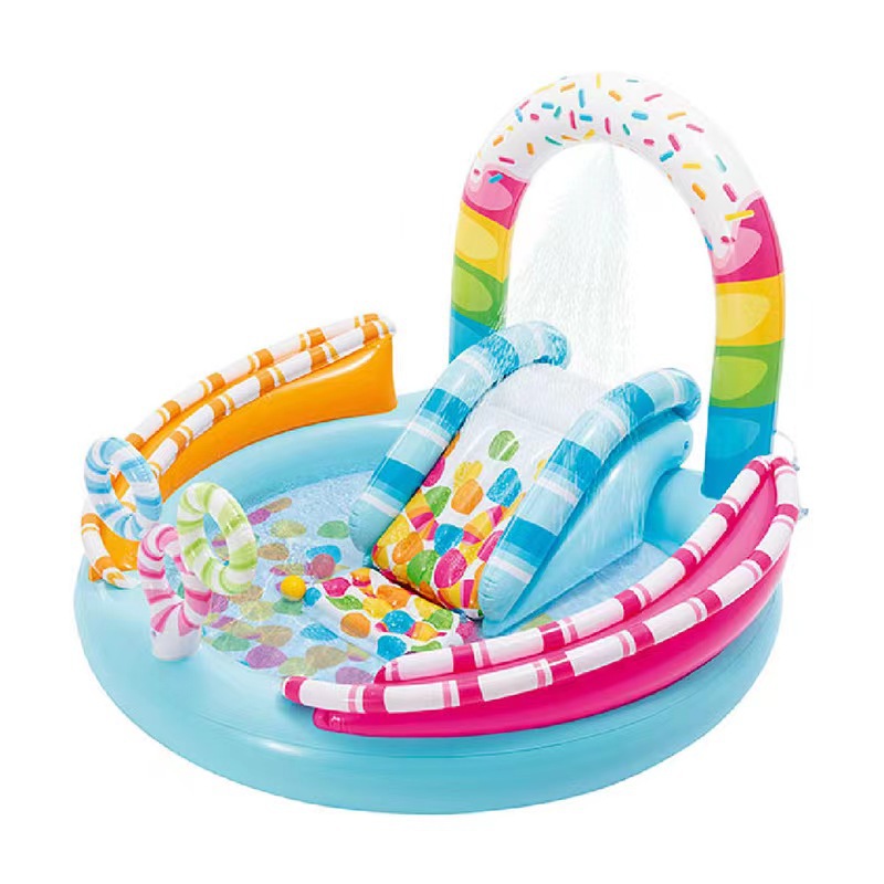 INTEX57144 Sugar fruit Circular Park Water Pool Slide Water Pool Inflatable Ocean Ball Pool Children and family Water Fun pic 3
