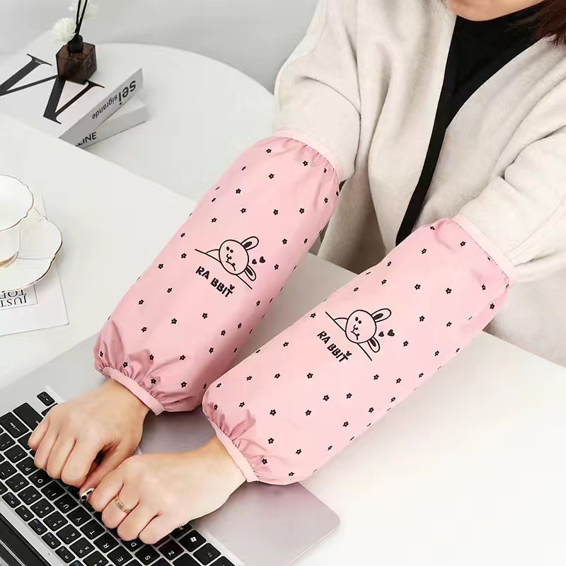 袖套男女加长款成人秋冬工作上班宽松透气纯棉布护袖防油污手臂套详情4