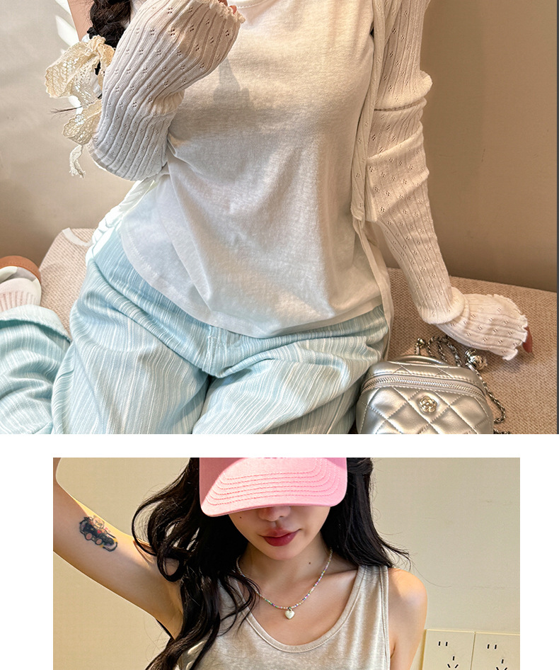雪花棉春夏季bm慵懒风宽松打底内搭小吊带背心女外穿辣妹无袖上衣详情14