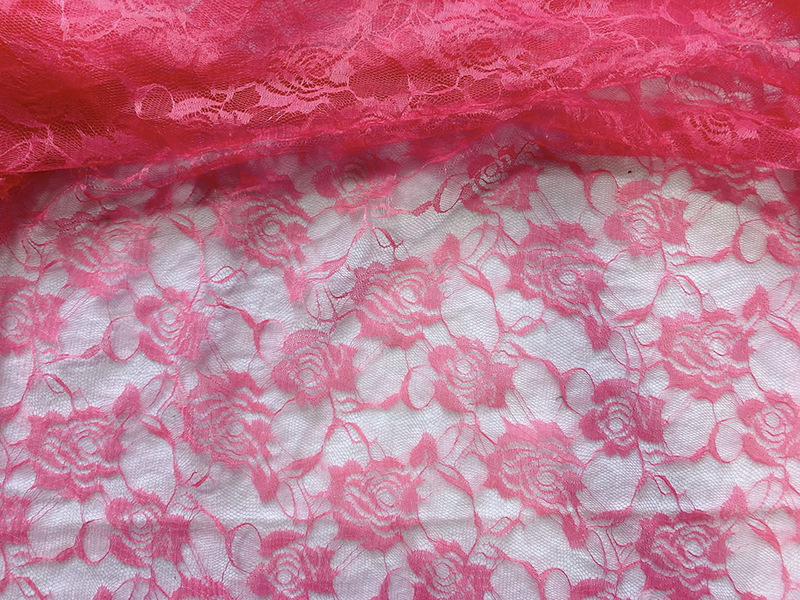Wholesale and customization of home textile and clothing accessories, non-elastic rose fabric, skirts, wedding dresses, underwear, lace fabric pic 14