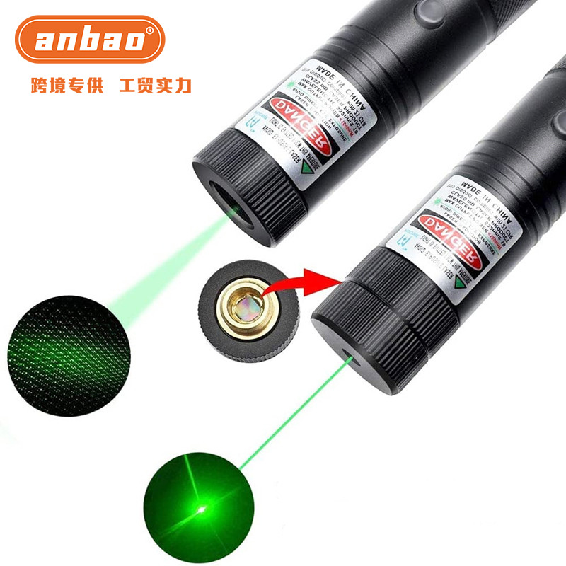 USB charging, green light starry sky laser flashlight, pet toy supplies, teaching stick, sales instructions, cross-border exclusive supply pic 4