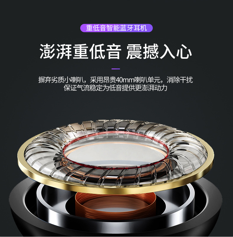 Cross-border over-ear wireless Bluetooth headphones ST16 retractable folding radio card Bluetooth headphones factory pic 12