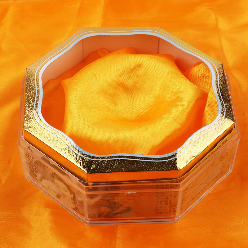 The manufacturer sells five pieces of satin eight-beauty satin color satin packaging cloth, gift box cloth and other packaging inner lining yellow silk cloth, which can be cut pic 4