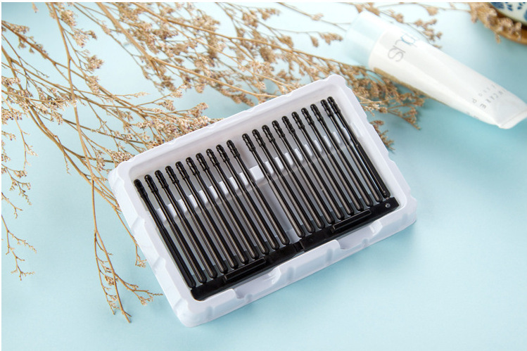 The earwax cleaning stick with adhesive type is attached to the spiral ear-picking stick pic 2
