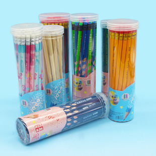 铅笔批发激光刻字铅笔小学生奖品洞洞笔素描绘画写字笔儿童hb铅笔详情10