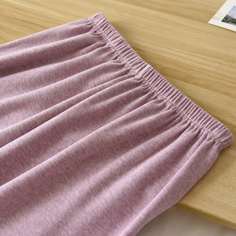 Colorful German fleece warm pajamas for women, long sleeves and long pants with fleece for autumn and winter, home wear sets for men, thermal thermal long Johns and long pants pic 16