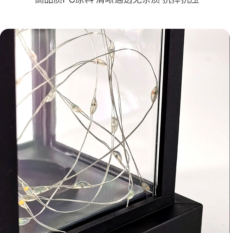 新款太阳能小宫灯户外花园铜线灯LED星星灯串露营氛围灯家用彩灯详情9