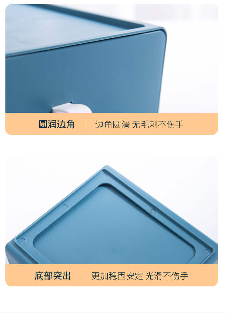 Desktop cosmetics storage box, student desk stationery storage box, office organizing drawer-type storage rack wholesale 0750 pic 14