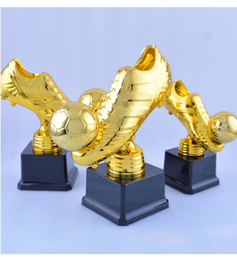 塑料足球奖杯世界杯金靴奖学校培训足球比赛创意纪念奖杯可印logo详情11